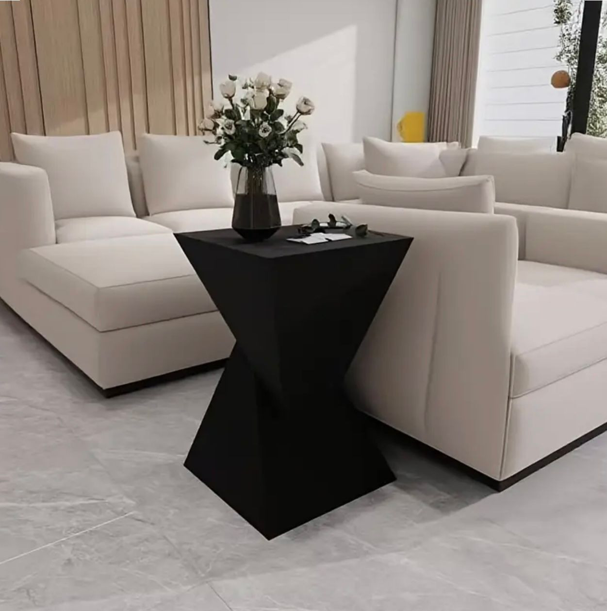 Table basse minimaliste moderne en métal de style européen - Tables basses - Livraison Maroc