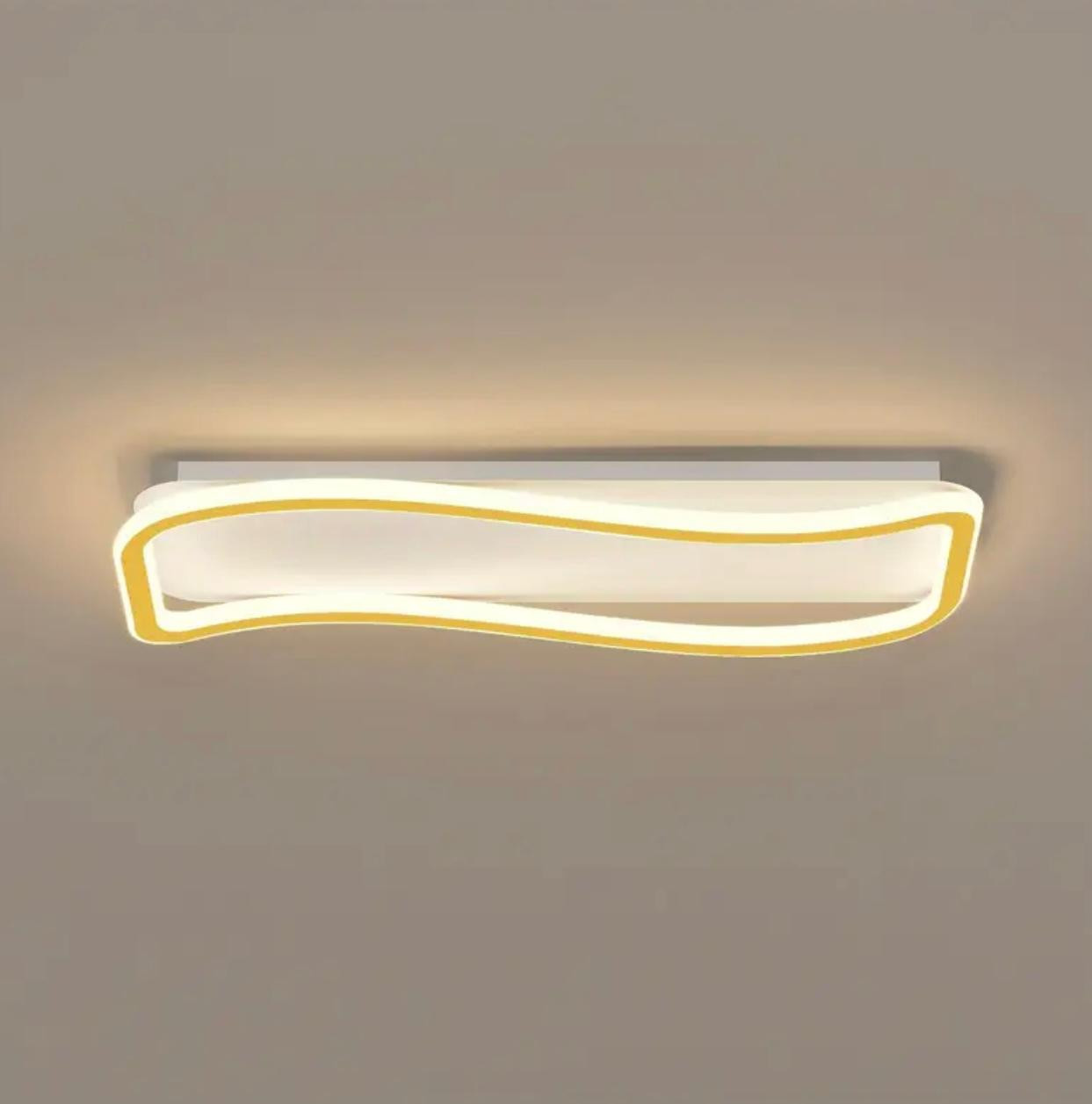 Plafonnier LED moderne avec finition métallique mat - Luminaires d'intérieur - Image 3 - Livraison Maroc