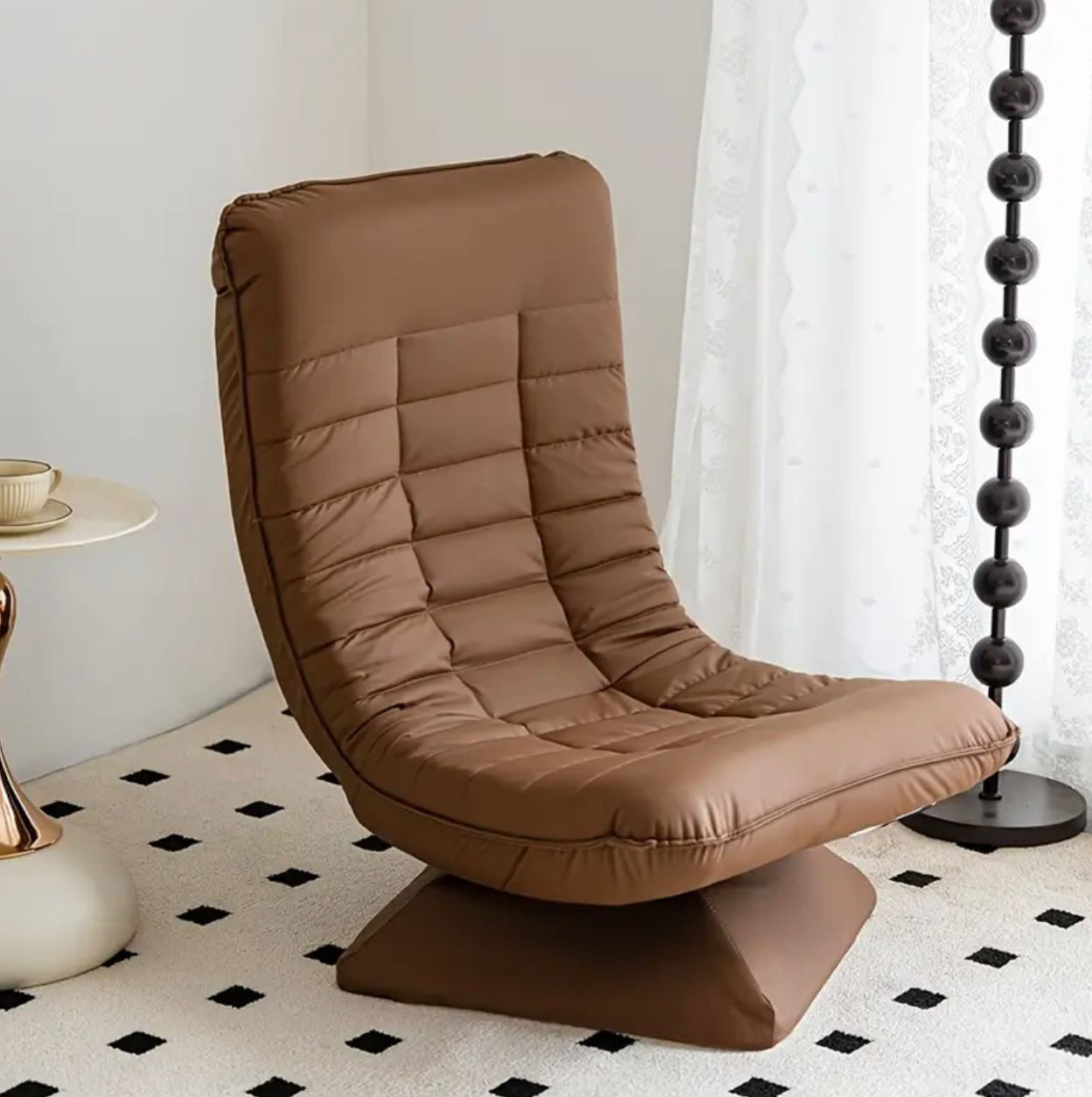 Chaise de sol pivotante pour adultes - Conception de fauteuils - Image 2 - Livraison Maroc