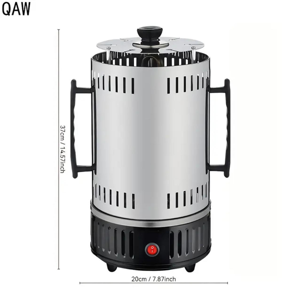 QAW Electric Skewer Grill - Barbecue rotatif automatique avec design. - Déco de Cuisine - Image 3 - Livraison Maroc