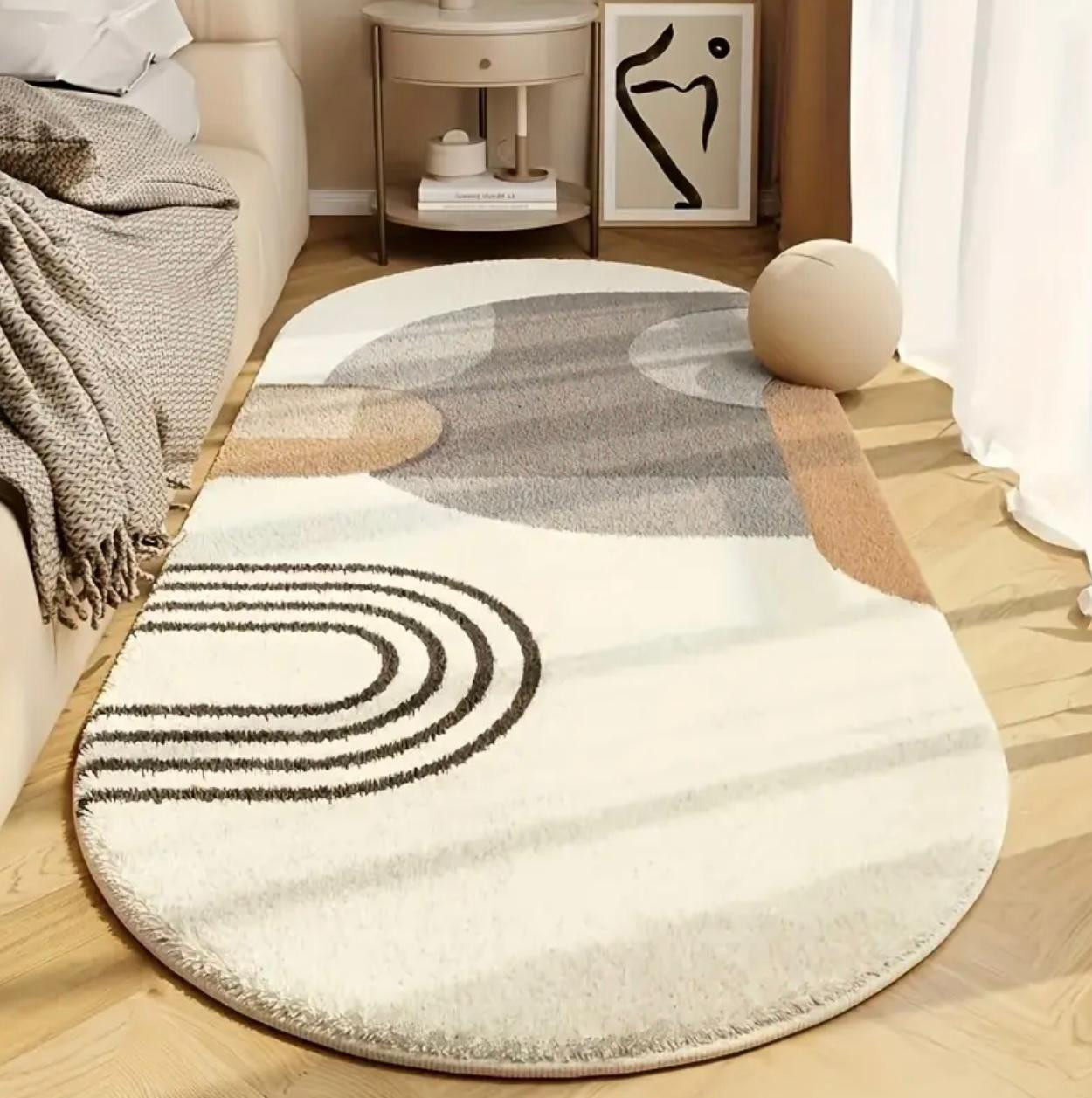 Tapis en cachemire doux imitation - Tapis modernes - Livraison Maroc
