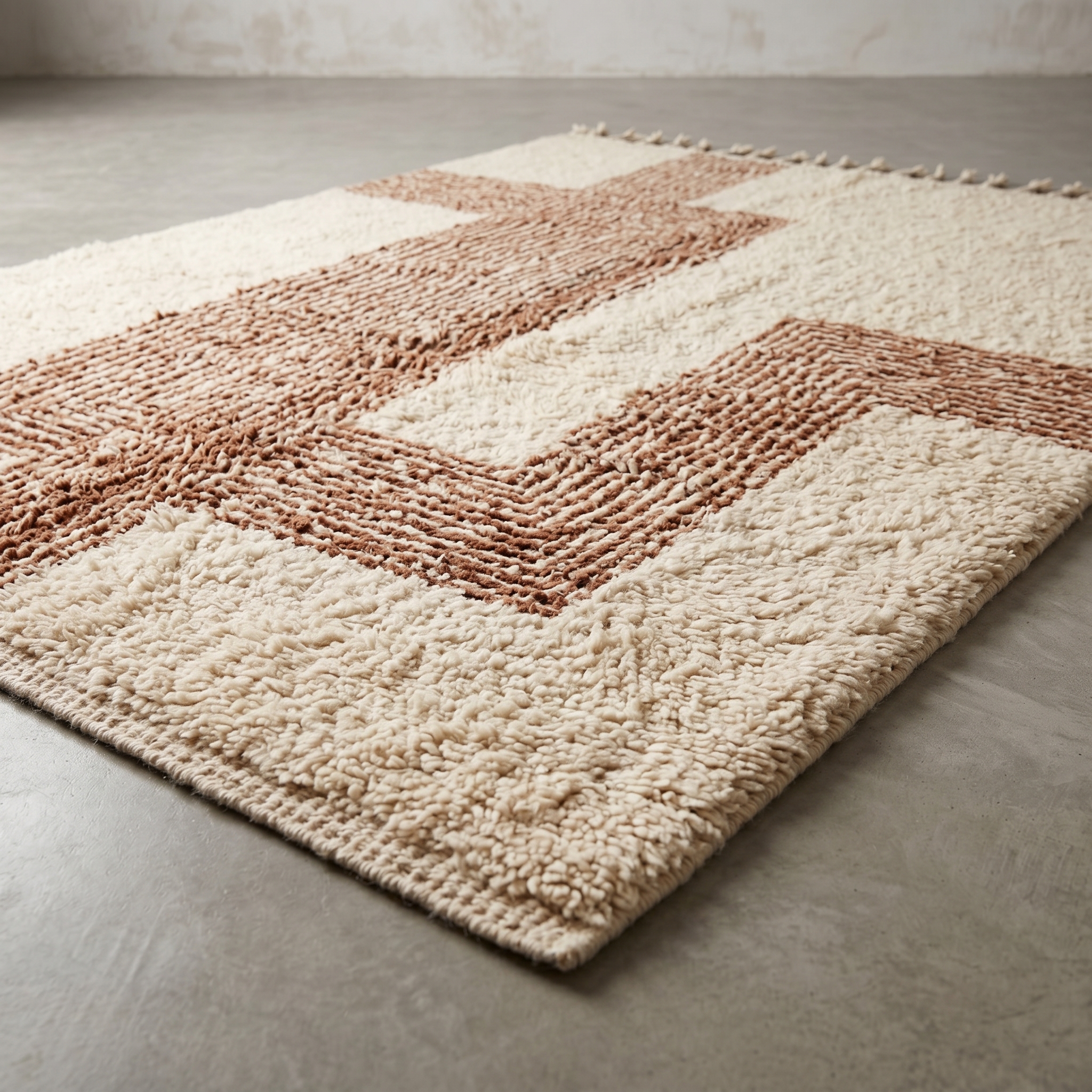Tapis Berbère Mrirt Fait Main - Tapisserie - Image 3 - Livraison Maroc