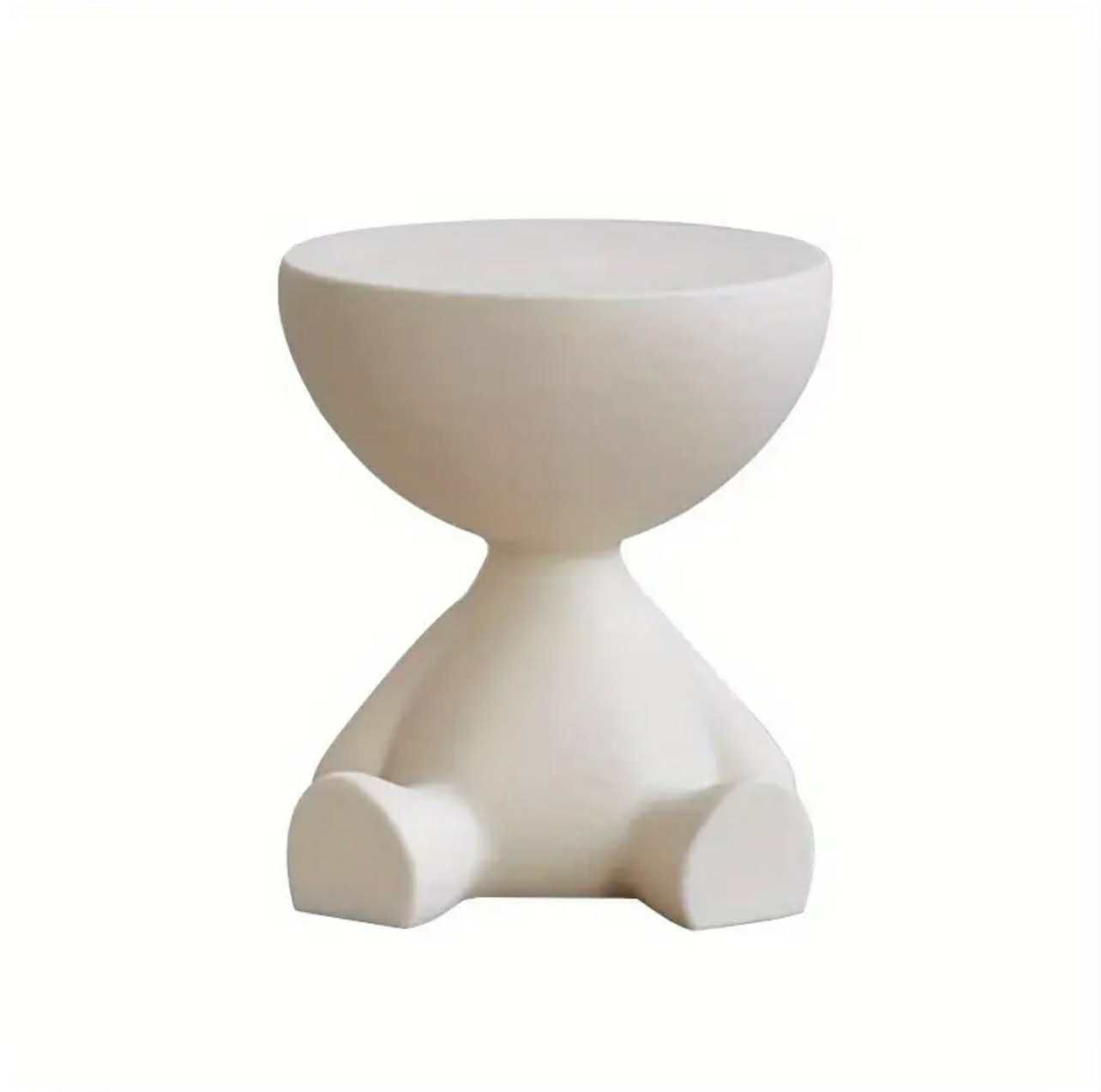 Table d'appoint créative en plastique avec rangement pour salon - Accessoires - Image 2 - Livraison Maroc