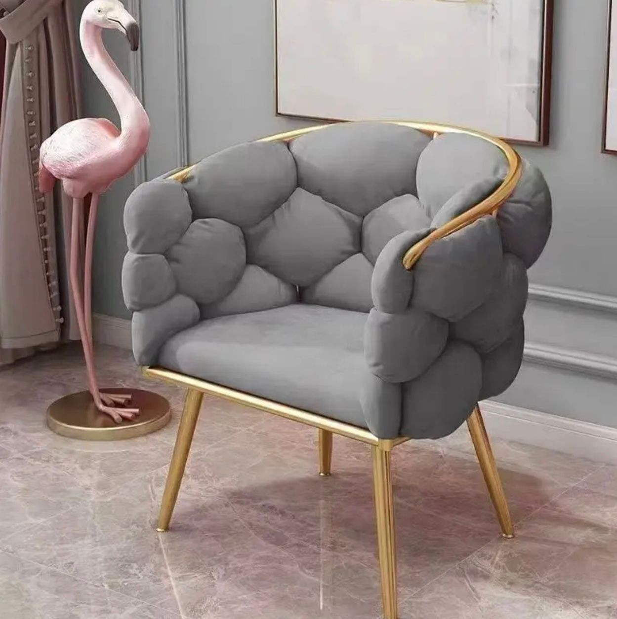 Chaise de salon et de spa en mousse à mémoire de forme de luxe avec d. - Conception de fauteuils - Photo detail - Livraison Maroc