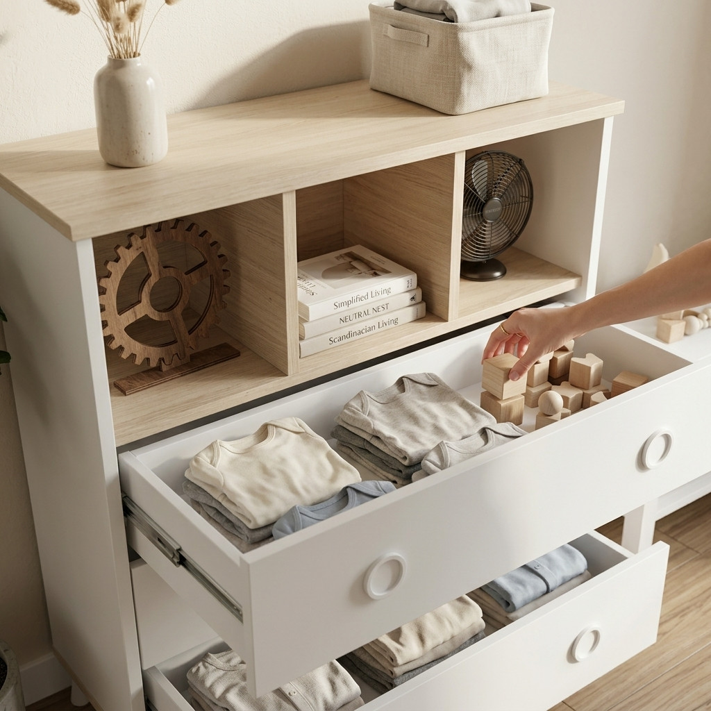 Commode Scandinave Moderne BABIL - Ameublement - Photo detail - Livraison Maroc
