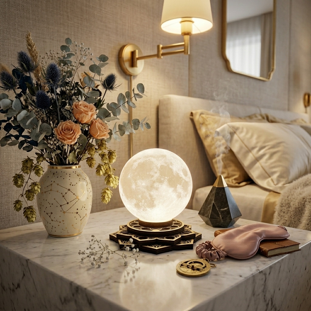 Lampe Lune LED - Décorations - Livraison Maroc