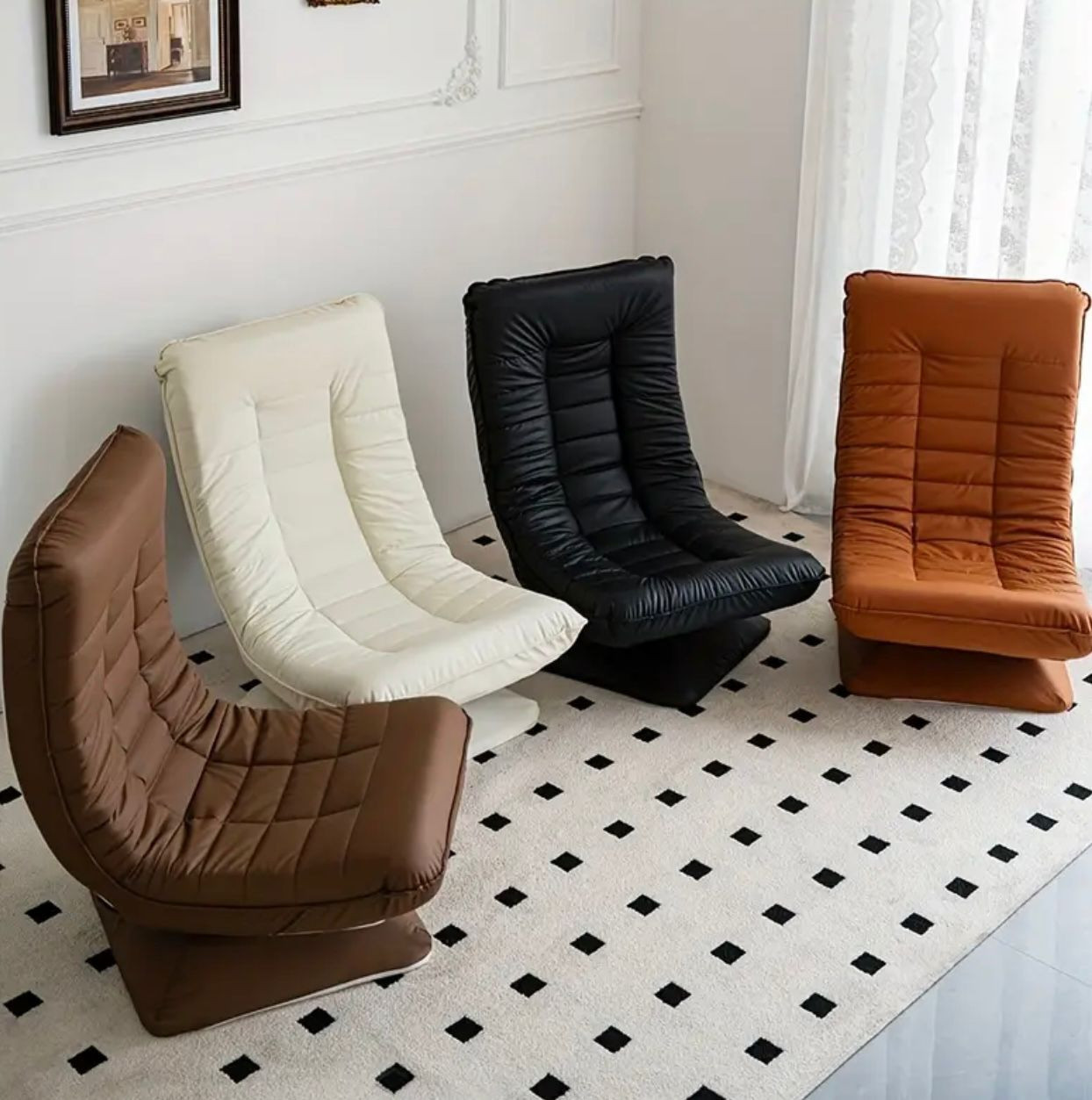 Chaise de sol pivotante pour adultes - Conception de fauteuils - Livraison Maroc