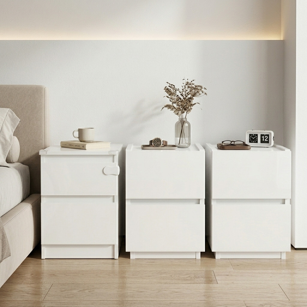 2 table de chevet convertible en commode - Ameublement - Photo detail - Livraison Maroc