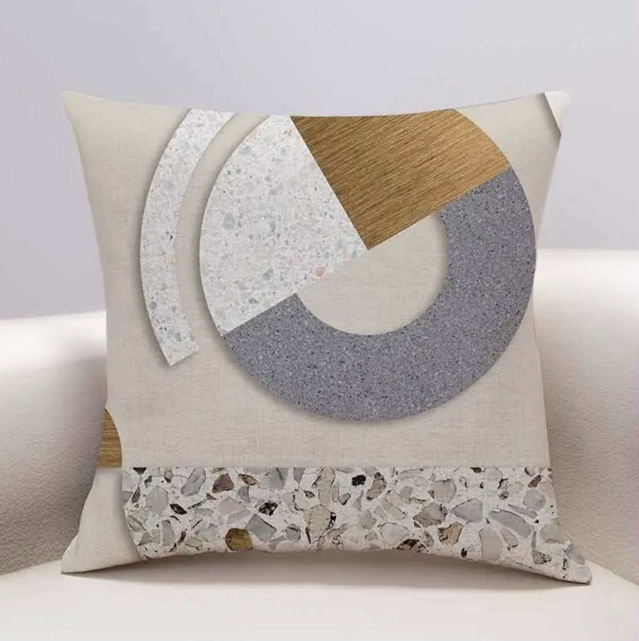 Ensemble de quatre oreillers minimalistes modernes présente des motif. - Ameublement - Image 3 - Livraison Maroc