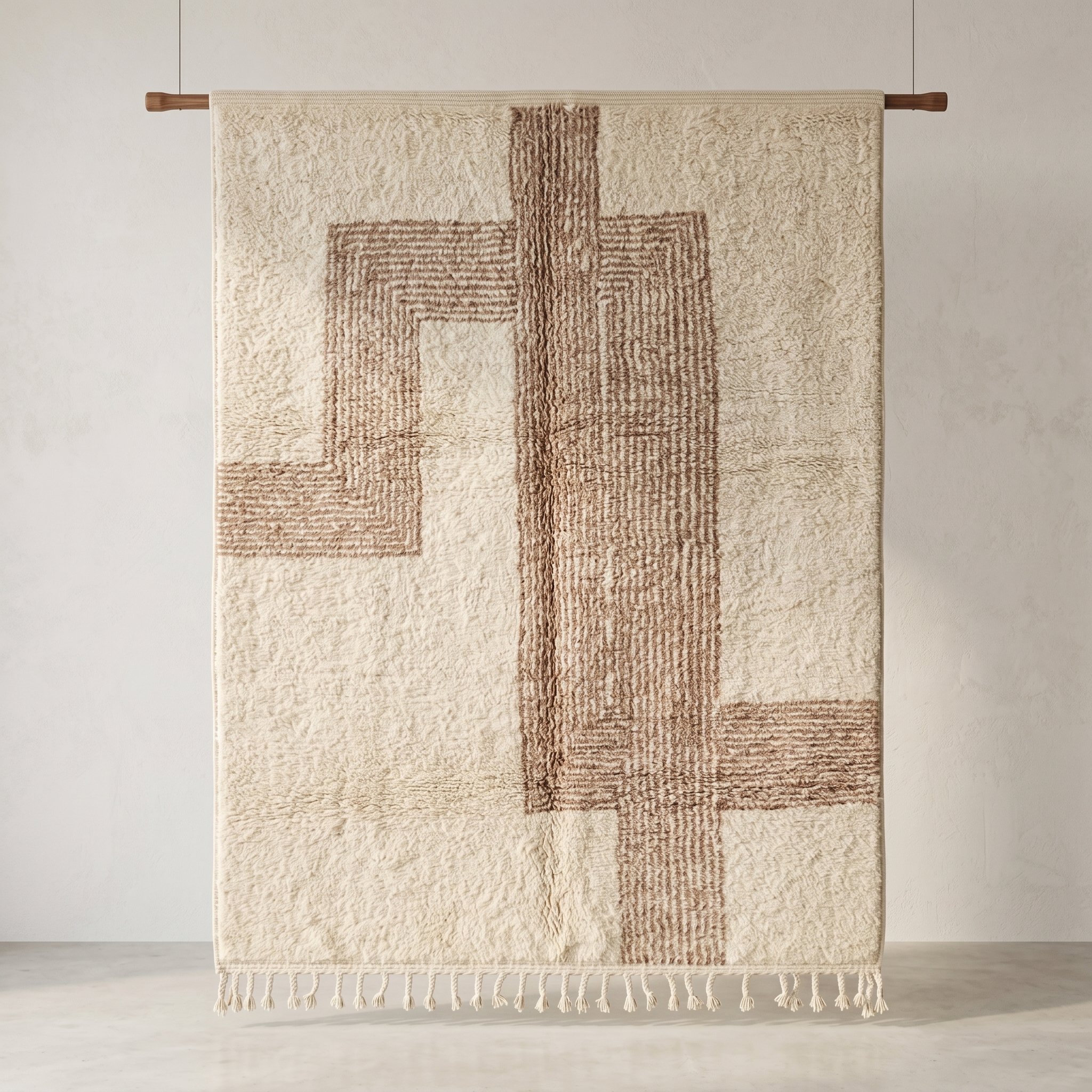 Tapis Berbère Mrirt Fait Main - Tapisserie - Image 4 - Livraison Maroc