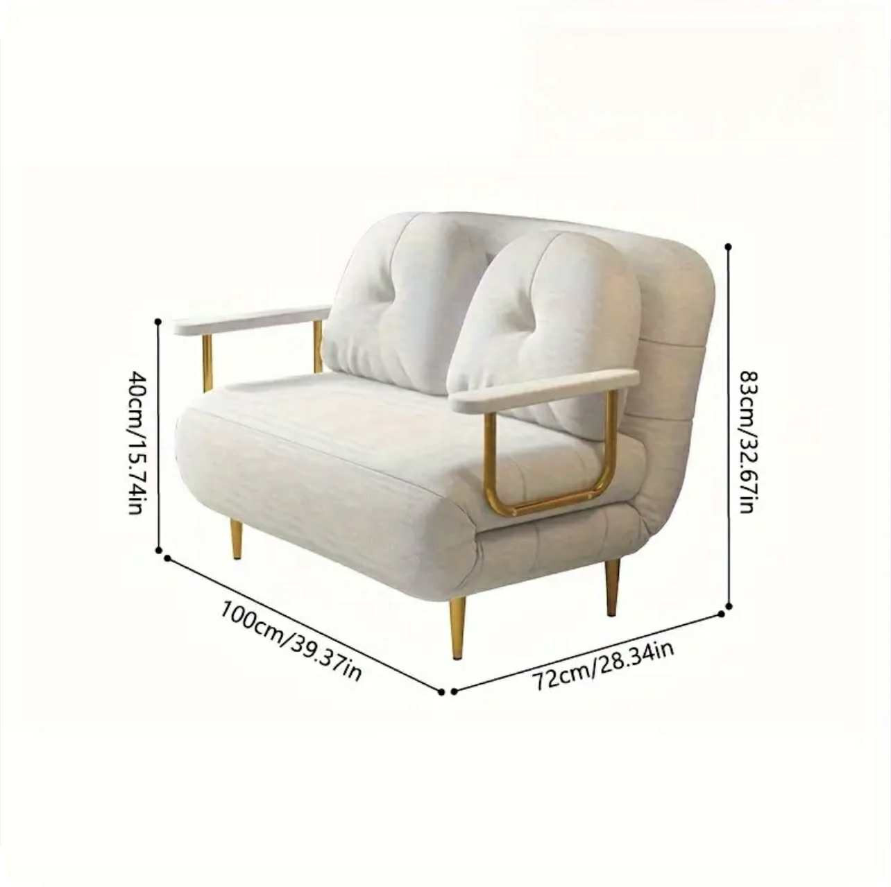 Canapé-lit pliable avec 2 couchages pour toutes les pièces - Canapés et fauteuils - Livraison Maroc