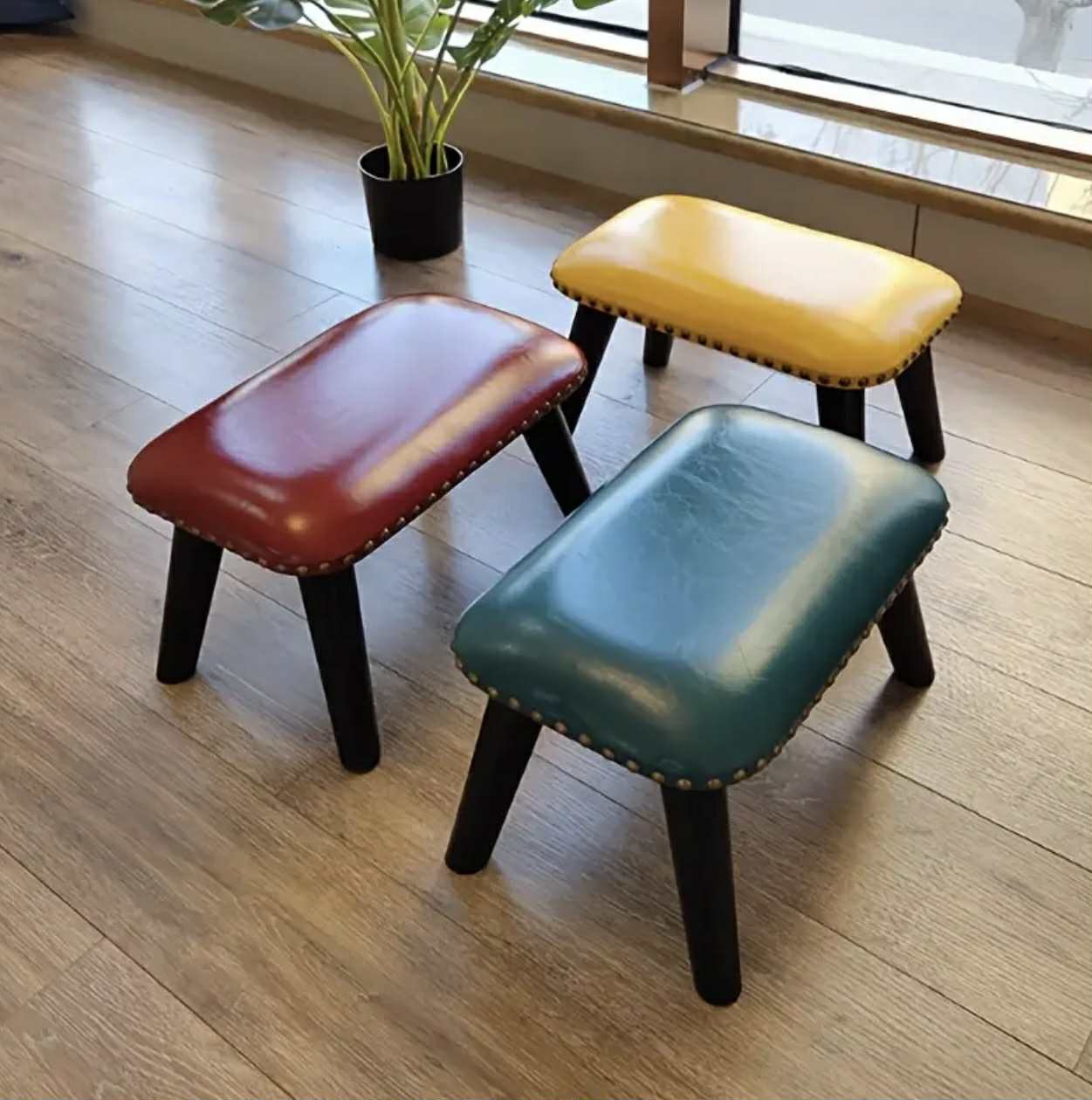 Tabouret à chaussures design de style danois, tabouret de coiffeuse. - Tabourets de bar - Livraison Maroc