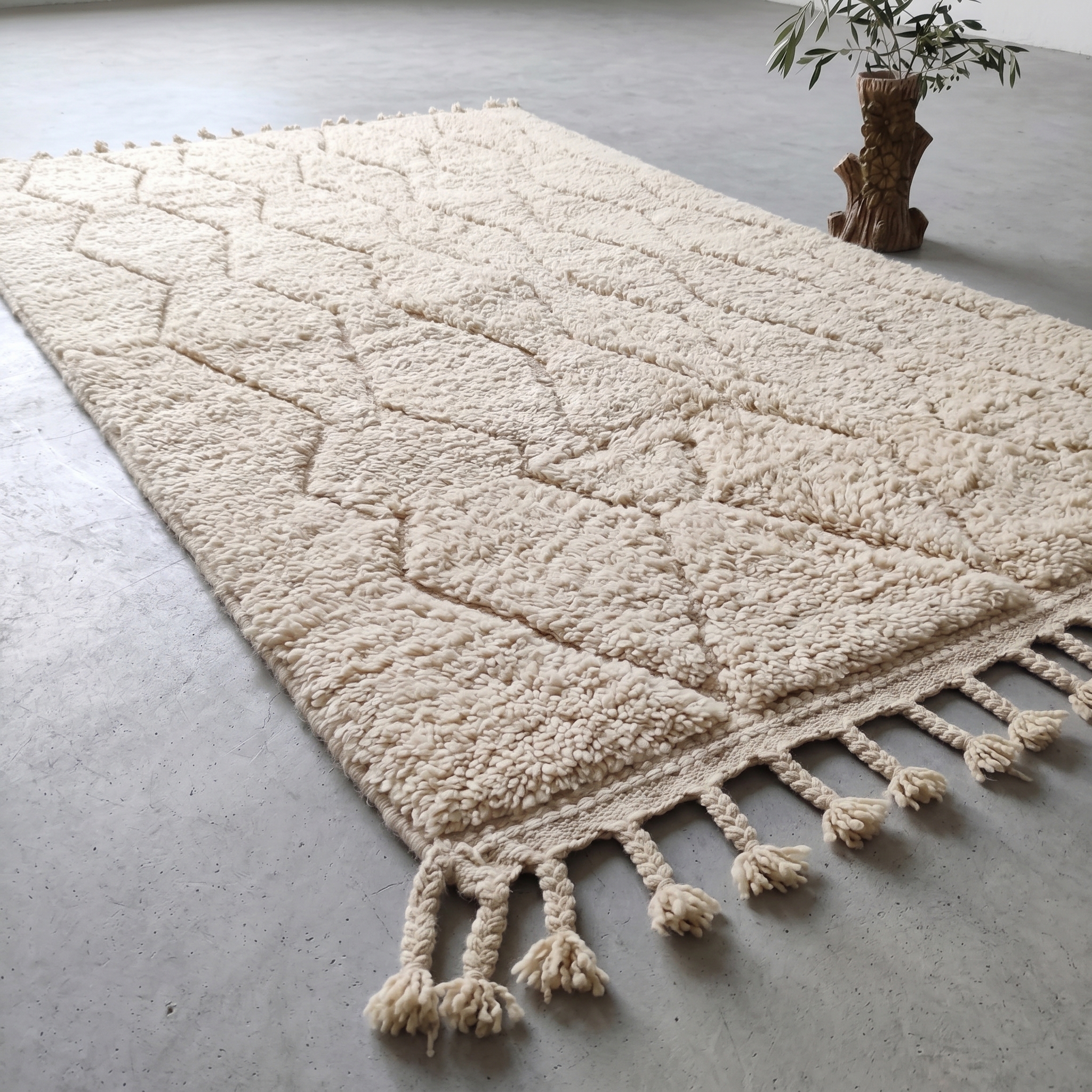 Tapis Beni Ourain Authentique - Tapisserie - Image 4 - Livraison Maroc