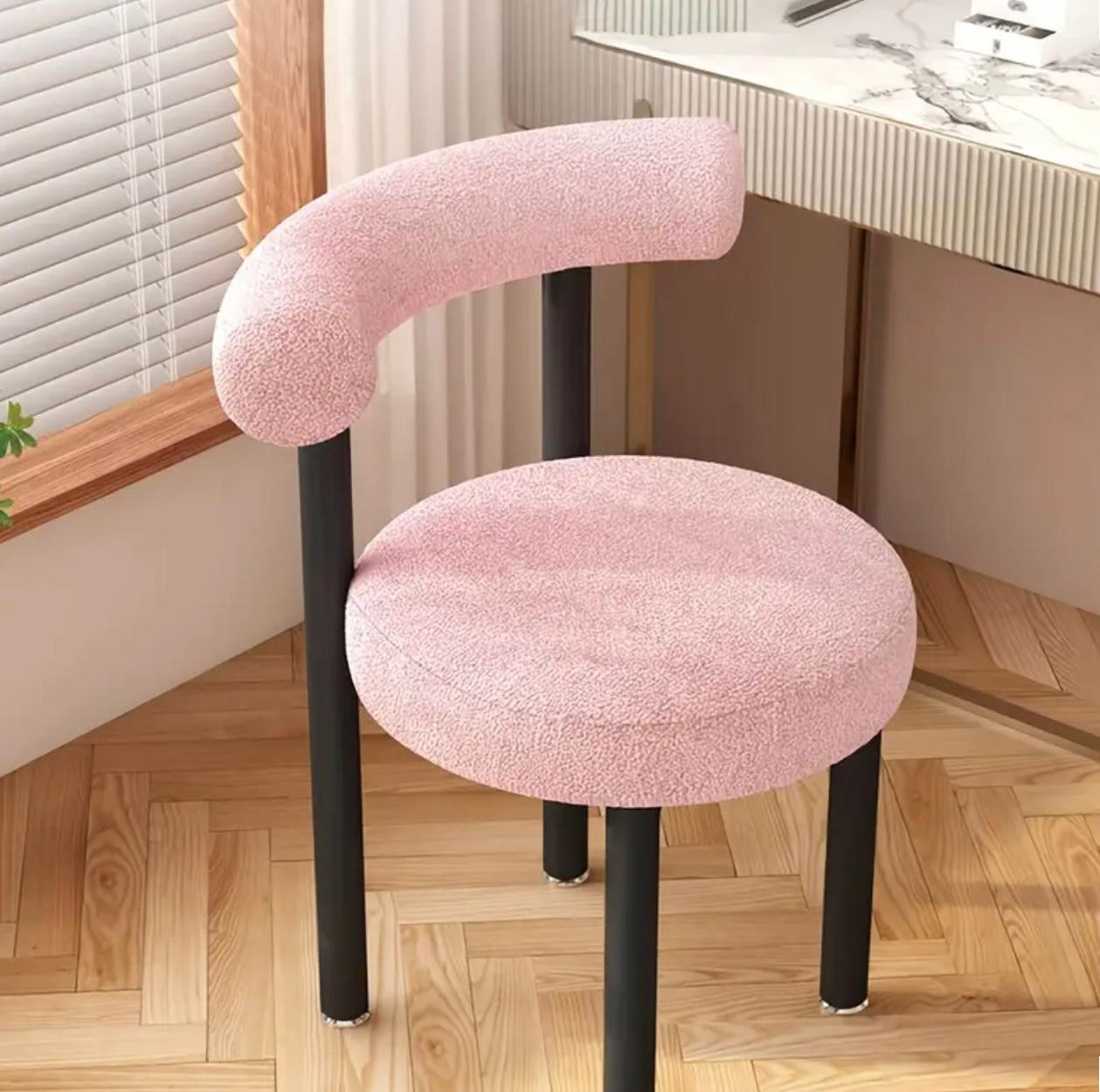 Chaises de salle à manger modernes élégantes en velours du milieu du. - Chaises - Image 3 - Livraison Maroc