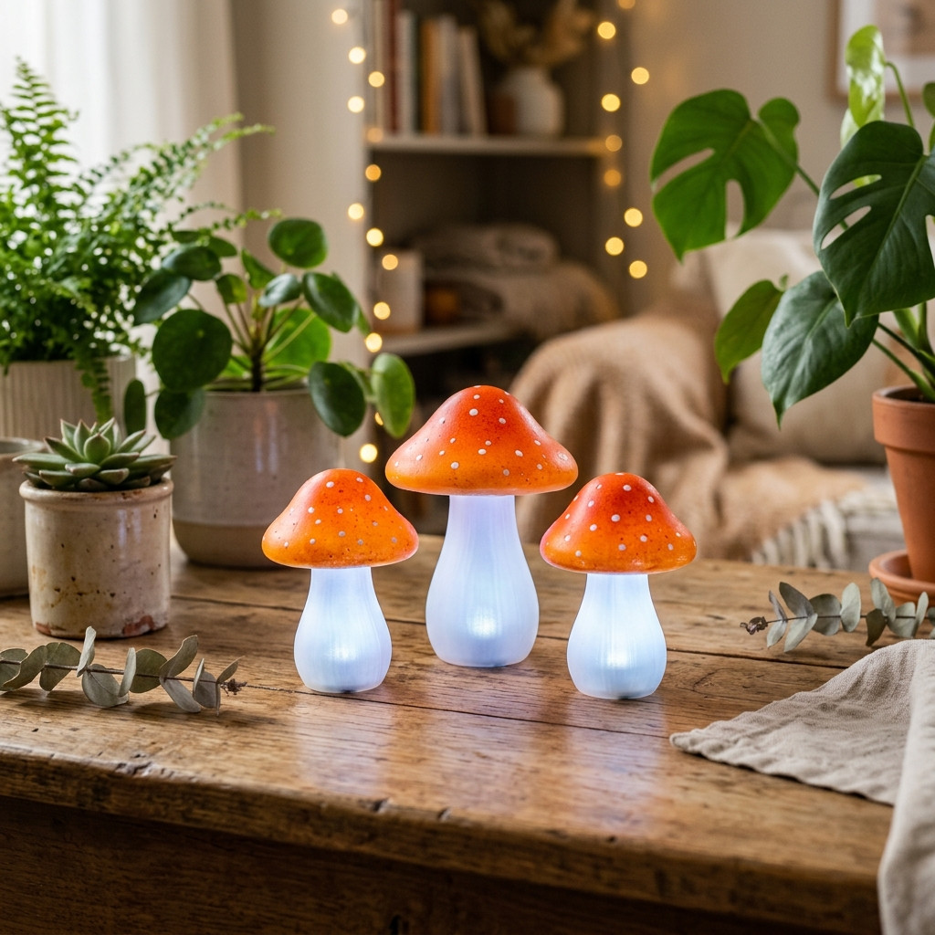 Lampe Champignon LED - Éclairage - Livraison Maroc
