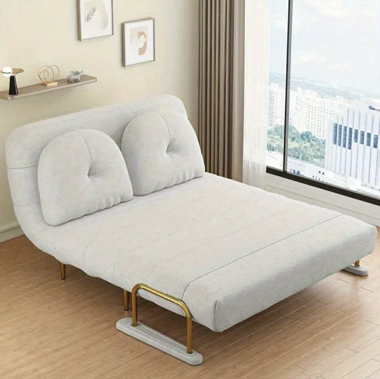 Canapé-lit pliable avec 2 lits pour toutes les chambres, salon simple. - Conception de fauteuils - Image 2 - Livraison Maroc