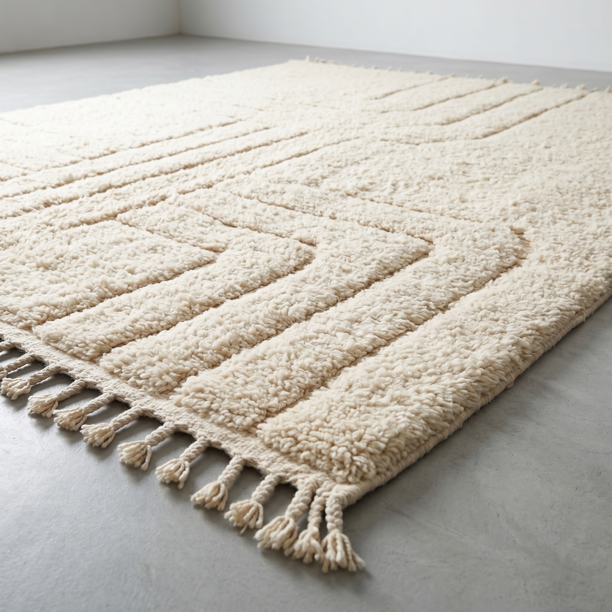 Tapis Berbère Sculpté - Tapisserie - Image 4 - Livraison Maroc