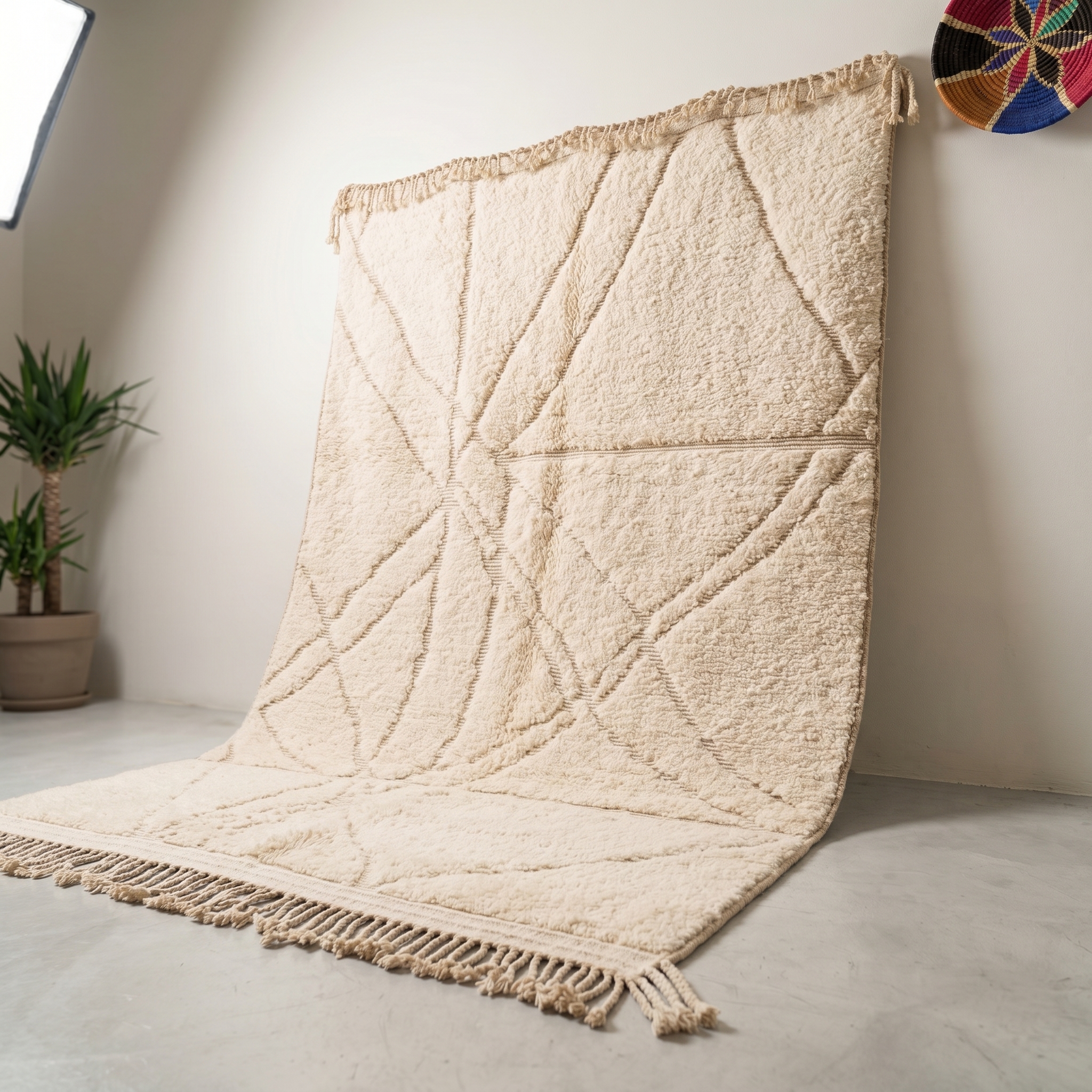 Premium Textured Area Rug - Tapisserie - Image 4 - Livraison Maroc